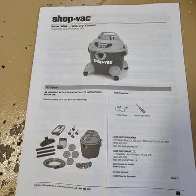 ShopVac 6 Gallon Wet/Dry Vacuum (G-JS)