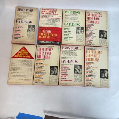 Lot of 8 Ian Fleming Paperbacks