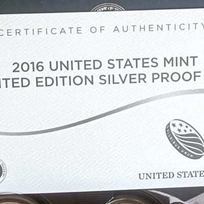 2016 S United States Mint Limited Edition Silver Proof Set