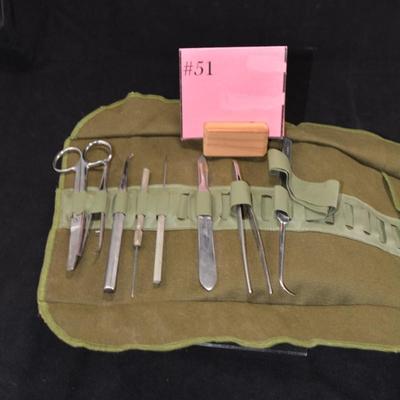 Vintage Surgical Field Kit Incomplete