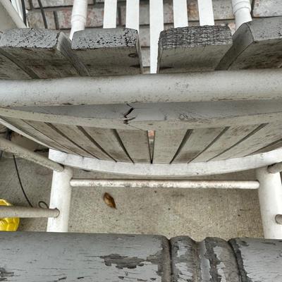 Wood Porch Rocking Chairs (2) ( See Description)