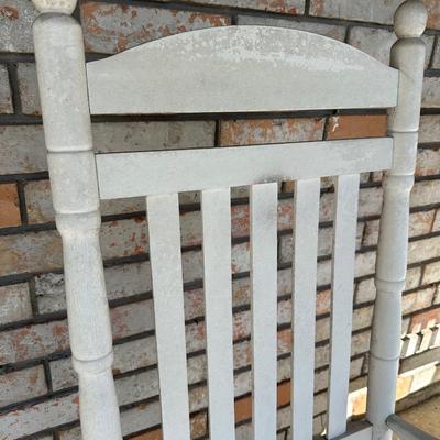 Wood Porch Rocking Chairs (2) ( See Description)