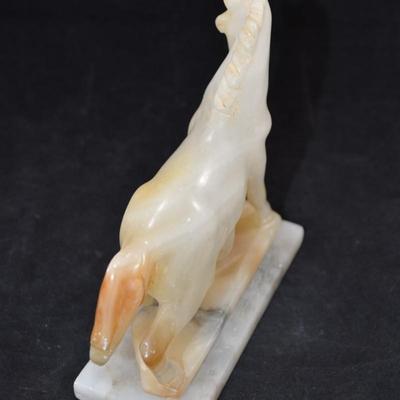 Beautiful Vintage Agate Horse Sculpture