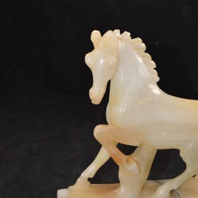 Beautiful Vintage Agate Horse Sculpture