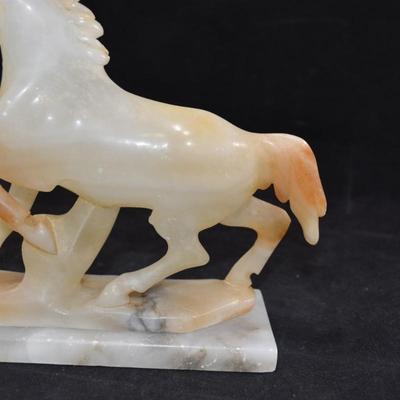Beautiful Vintage Agate Horse Sculpture