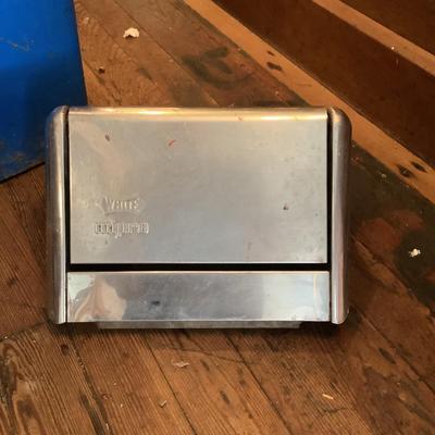 625 Two Vintage Industrial Metal Waste Can