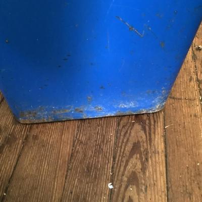 625 Two Vintage Industrial Metal Waste Can