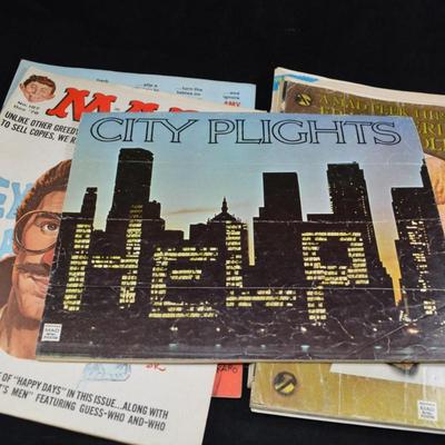 Lot of 6 1976-77-78 MAD Magazines and 1st Issue Parody