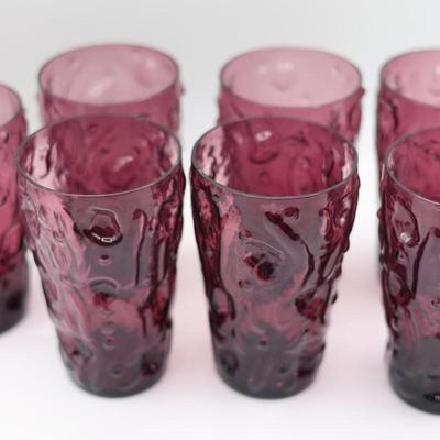 Vintage Drinking Glasses Set of (7)