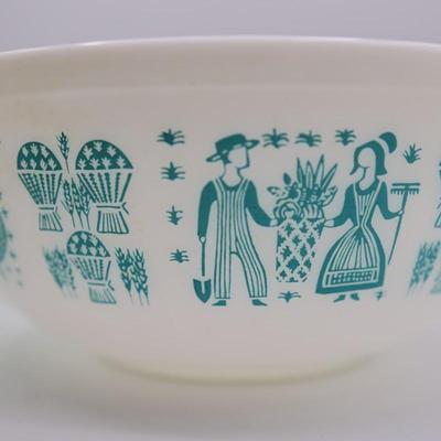 PYREX Butterprint Amish Mixing Bowl Set of (3) (See Description)