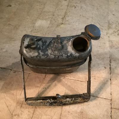 636 Antique Justrite No. 44 WWII Carbide & Wax Camp Lantern Bag