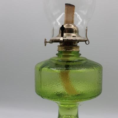 Kerosene Green Oil Lamp (see description)