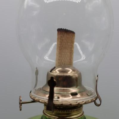 Kerosene Green Oil Lamp (see description)