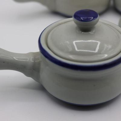 Taiwan Stoneware Crocks Set Of (4)