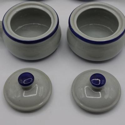 Taiwan Stoneware Crocks Set Of (4)