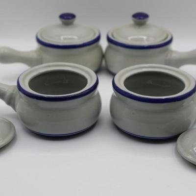 Taiwan Stoneware Crocks Set Of (4)