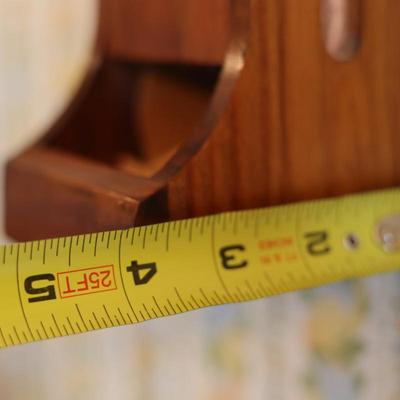 Vintage Wood Matchstick Holder