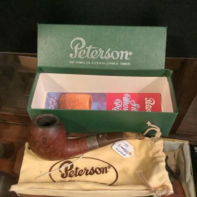 640 Peterson Pipe with Silver Band
