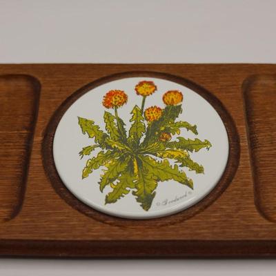 Vintage Goodwood Cheese Tray With Glass Cover