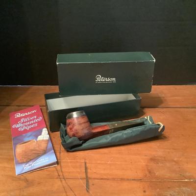 642 Peterson Limited Edition Silver Cap and Band Pipe