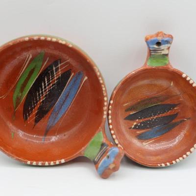 Mexican Terracotta Red Clay Nesting Bowls Set of (3)