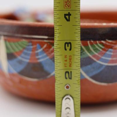 Mexican Terracotta Red Clay Nesting Bowls Set of (3)