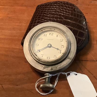 643 1920's Waltham Automobile Dash Clock