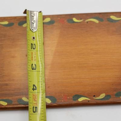 (3) Wood Boards in Holder