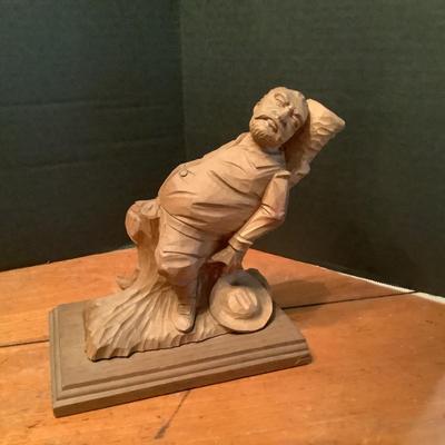 645 Vintage lack Forest Carving "Role Model"
