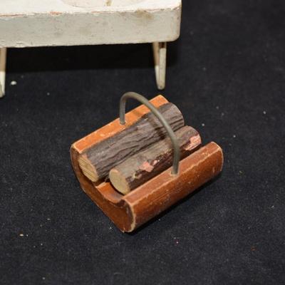 Lot of Very Cool Industrial Style Vintage Dollhouse Miniatures