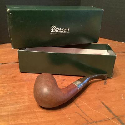 648 Peterson Sterling Dublin Band Pipe with Box