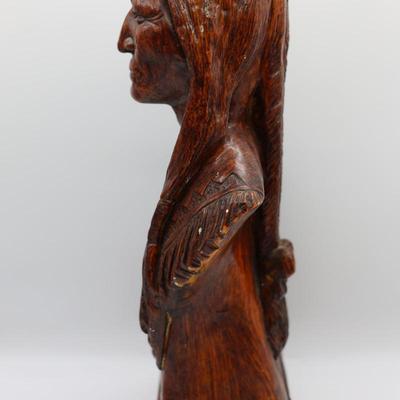 18" Native American Indian Statue
