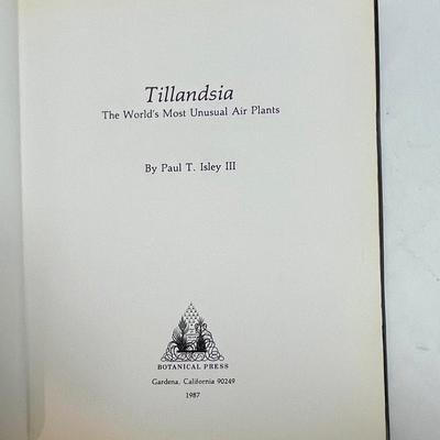 Book about Tillandsia, Unusual Air Plants