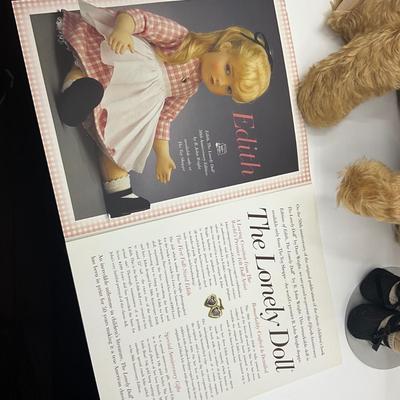 941 Vintage "The Lonely Doll" with Bear Friend