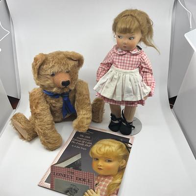 941 Vintage "The Lonely Doll" with Bear Friend