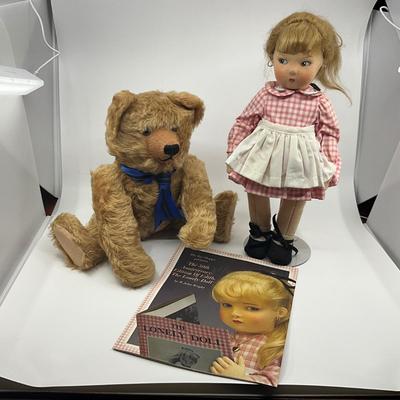 941 Vintage "The Lonely Doll" with Bear Friend