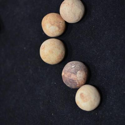 Lot of Antique Clay Marbles
