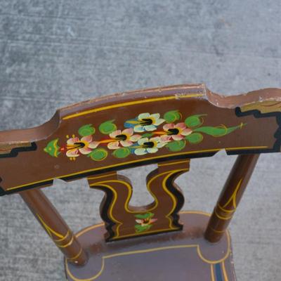 J.S. Ebersol Hand Crafted & Hand Painted Folk Art Kids Set