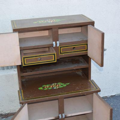 J.S. Ebersol Hand Crafted & Hand Painted Folk Art Kids Set