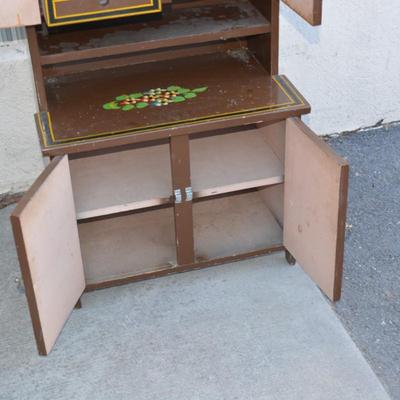 J.S. Ebersol Hand Crafted & Hand Painted Folk Art Kids Set