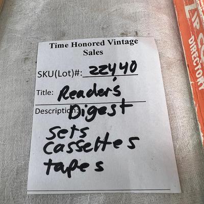 Sets of cassette classes, Readers Digest Magazine, tapes,