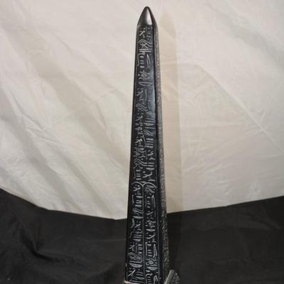 Reproduction Ceramic Egyptian Obelisk 14"