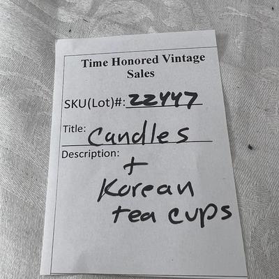 Korean ceramic tea cups