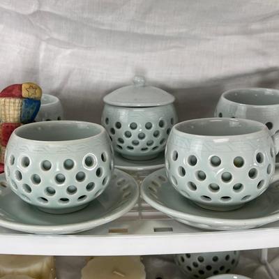 Korean ceramic tea cups