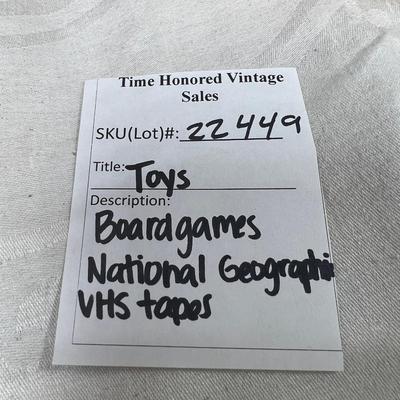National Geographic VHS game lot