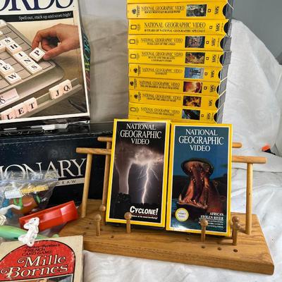 National Geographic VHS game lot