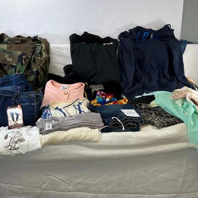 large size clothing, Jeans, T shirts, Peanuts