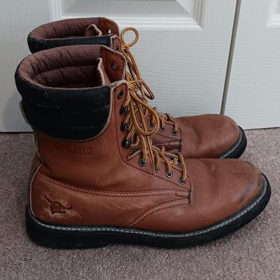 Men's Texas Steer work boots size 11.5