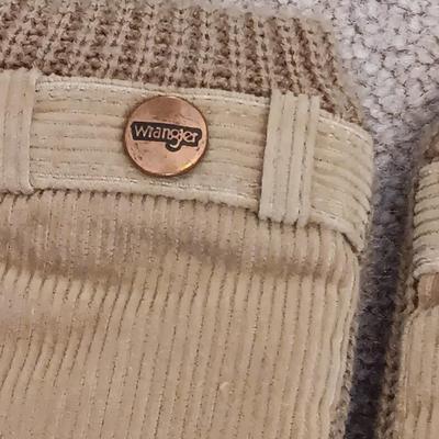 Winter wear - wrangler corduroy gloves - black leather gloves and a pair of no slip winter Trax shoe additions