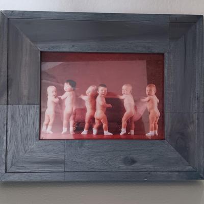 Precious moments "Mother" - Willow tree Angel - Cherub and framed babies